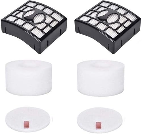 Paquete de 2 filtros de vacío compatibles con aspiradoras Shark APEX AX910 AX912 QU922Q DuoClean de velocidad elevable. Comparar con el número de