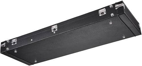 Miniatura 25 de ZeHuoGe Electric Guitar Hard Case Electric Guitar Wooden Hard Shell Lockable Black (Black for Electric LP Guitar)