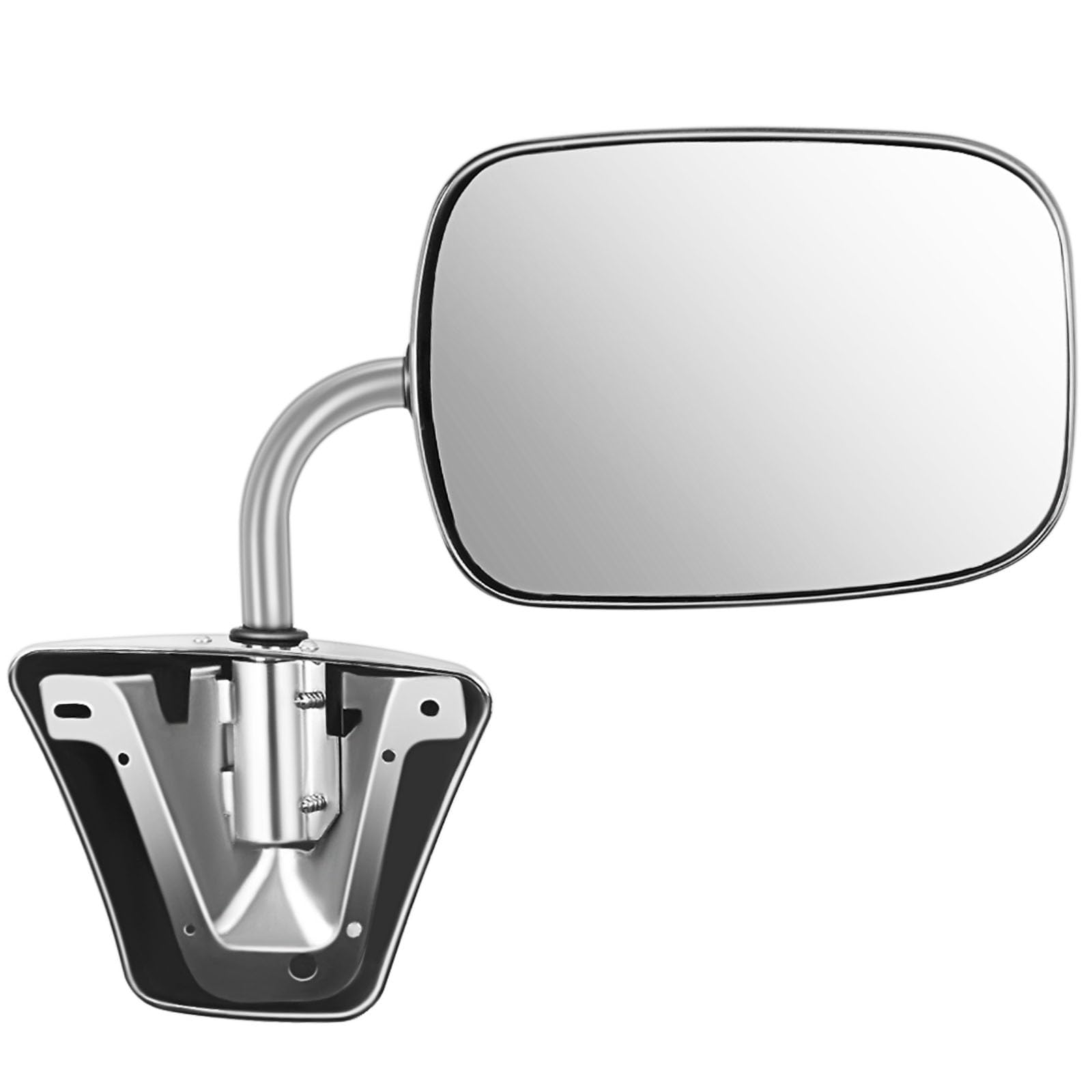 ECCPPPair Set Fit for 1973-91 Chevy/Chevy GMC Jimmy Suburban C10 20 30/C/K1500 2500 3500/C15 25 35 Manual Stainless Mount Folding Chrome Side Mirrors