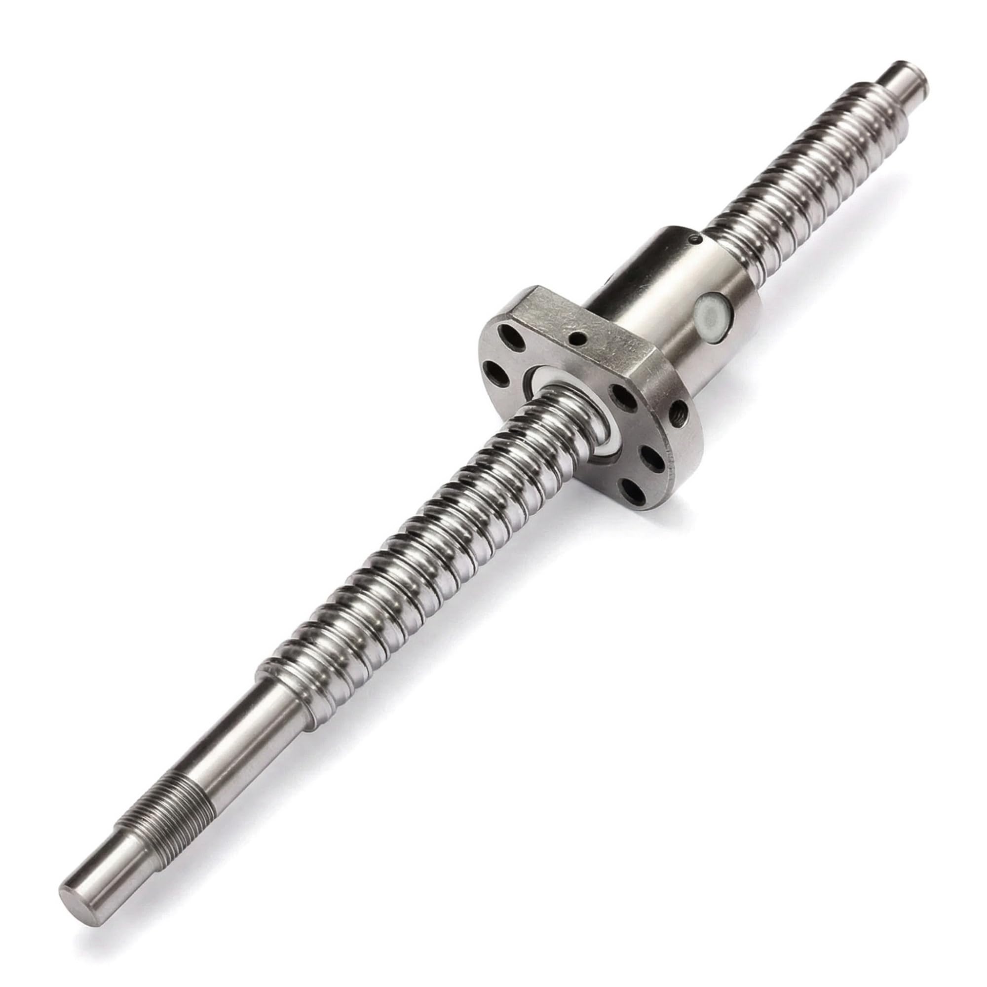 Vite a ricircolo di sfere C7 1204 diametro 12 mm, passo 4 mm, estremità lavorata BK10 BF10 filettatura destra SFU1204 con dado a ricircolo di sfere viaggio a tappe(400mm)