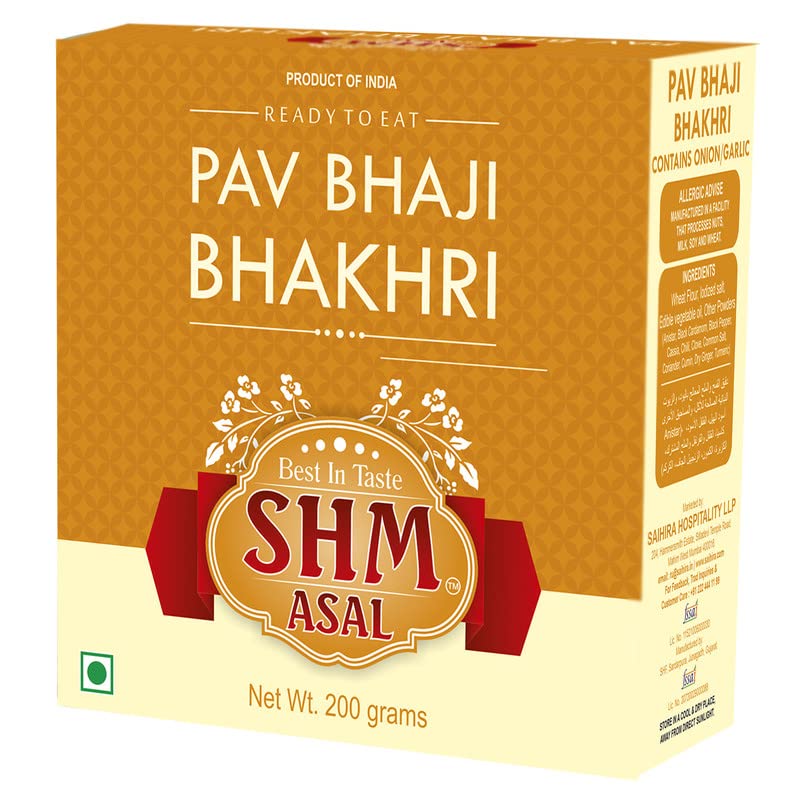 See full amazon price history chart for SHM ASAL Natural Organic 100% Pure Vegan Ready To Eat Baked Vacuum Packed Pav baji Bhakhri(Pack Of 2, 200grm) SHM ASAL Natural Organic 100% Pure Vegan Ready To Eat Baked Vacuum Packed Pav baji Bhakhri(Pack Of 2, 200grm) (B0B2LXBCYB) Amazon Price History, Amazon Price Tracker