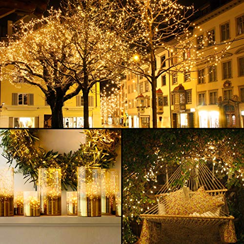 Criacr Luci solari a LED fata con 8 modalità 20M