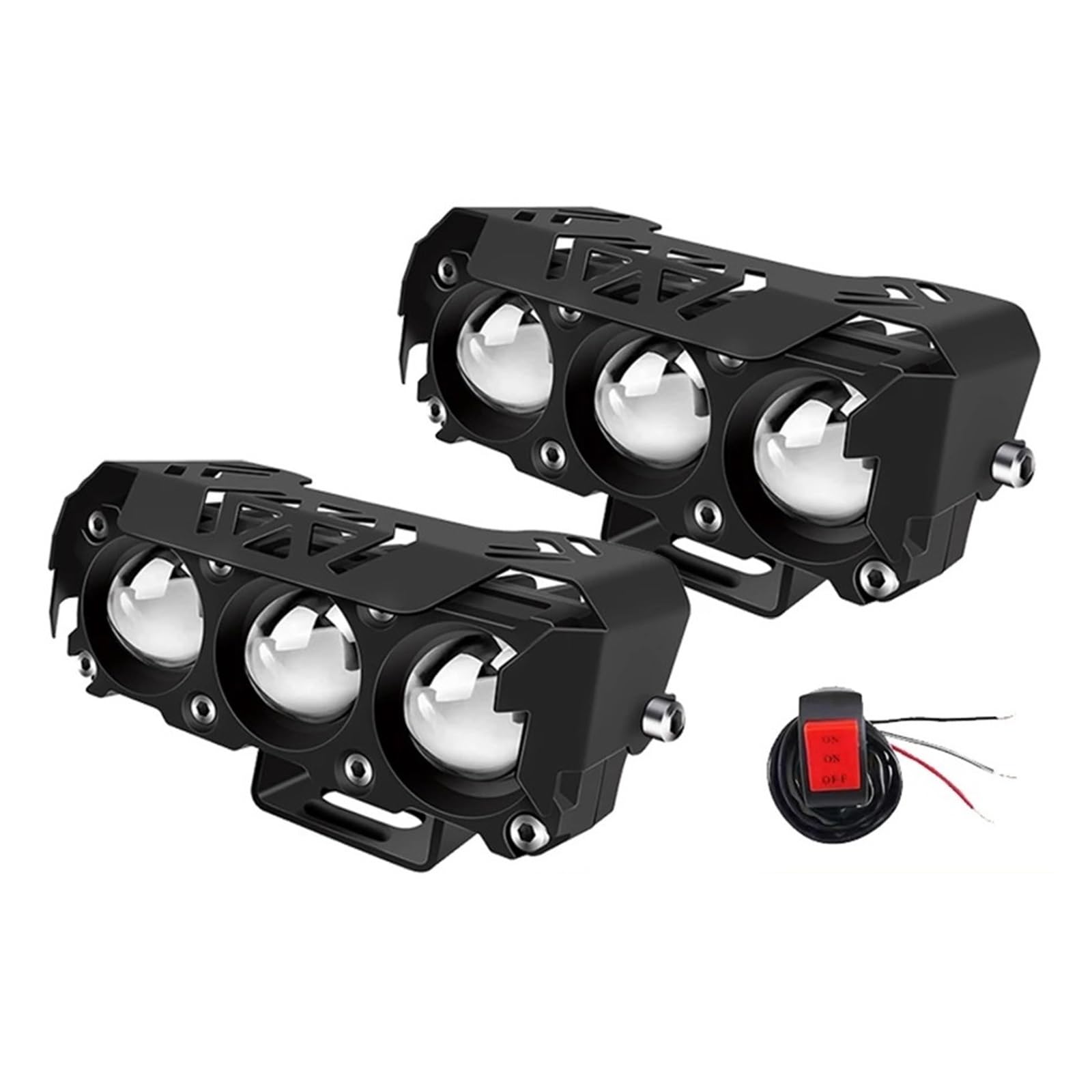 Phare antibrouillard moto LED feux additionnels et projecteurs externes étanches - 7