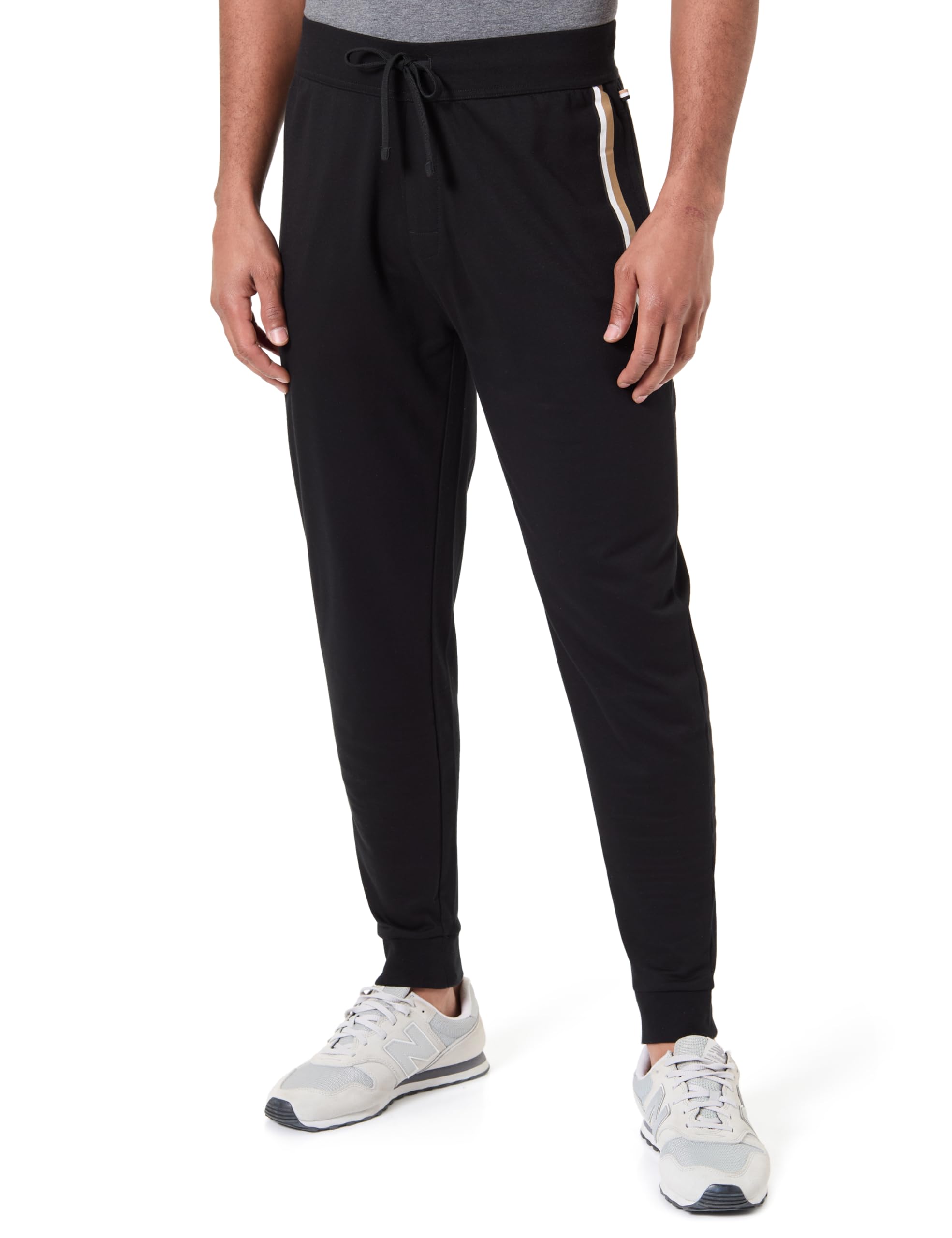 BOSS Bodywear Authentic Loungewear Bottoms, Black, Size S, Men