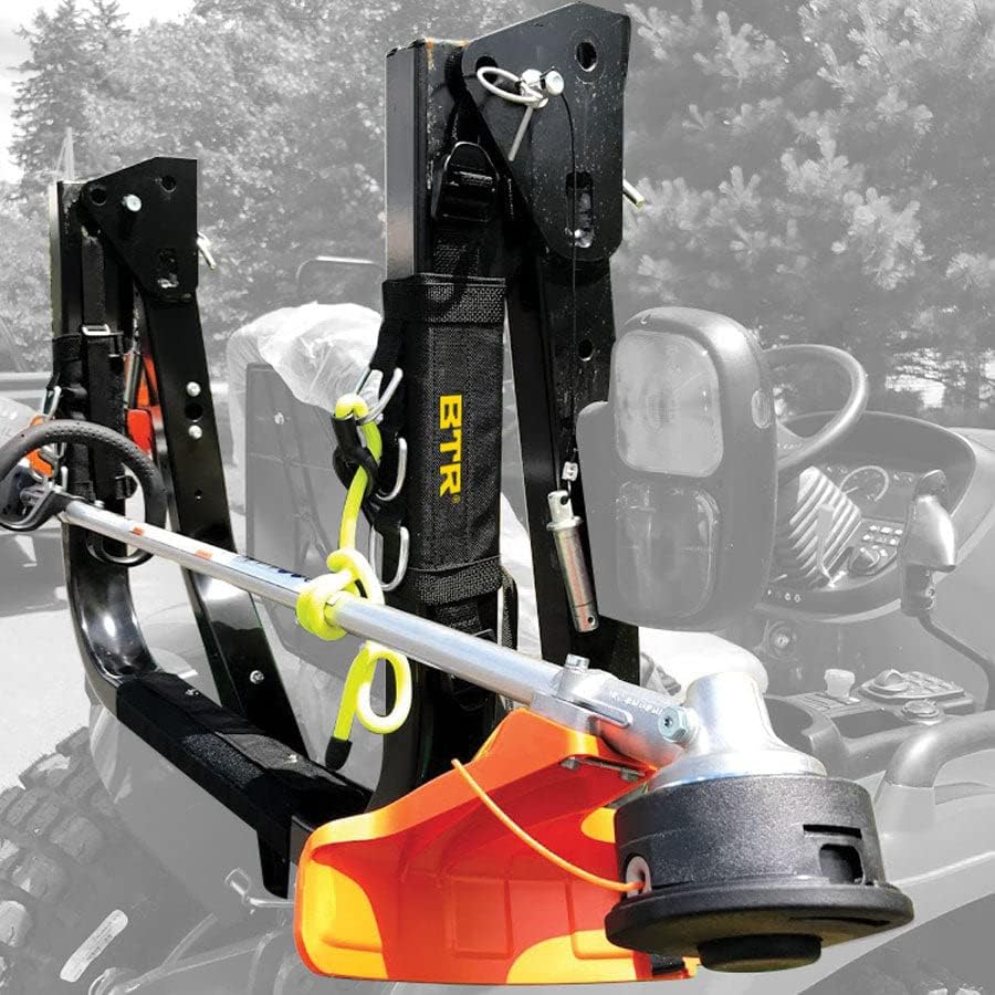 Rollover Bar 3 Point Carryall | Heavy-Duty Tool Holder for Attaching Yard Tools to Tractors | Tractor ROPS Accessories Attachment for Roll Bars Small Than 2"x2" | RopsRackPack