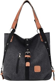Borsa a tracolla da donna, elegante, con manici, in tela, alla moda, casual, borsa da spiaggia, 40 x 30 x 11 cm