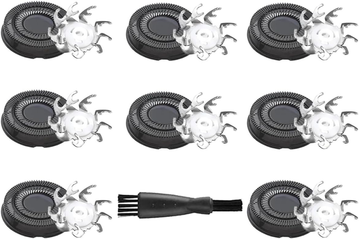 Head Shaver Replacement Blades，Compatible for Skull Shaver，Pitbull Carver PRO 4 Head Electric Razor Replacement Head(8S pcs)
