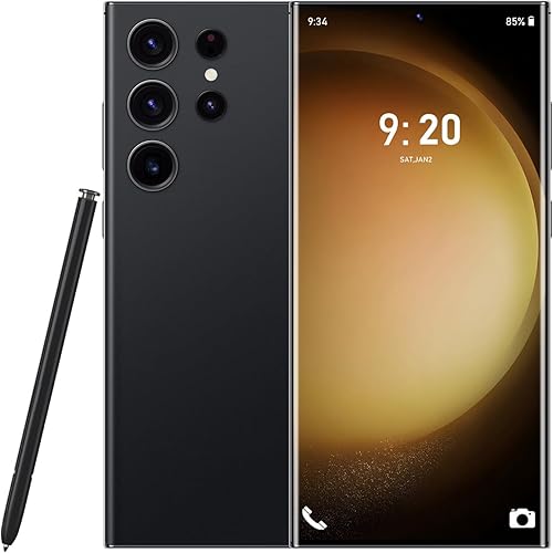 BDWJW C23 Ultra 5G - Teléfono celular desbloqueado, 6 GB+256 GB totalmente desbloqueado para Android 13, teléfono celular desbloqueado de 6.8