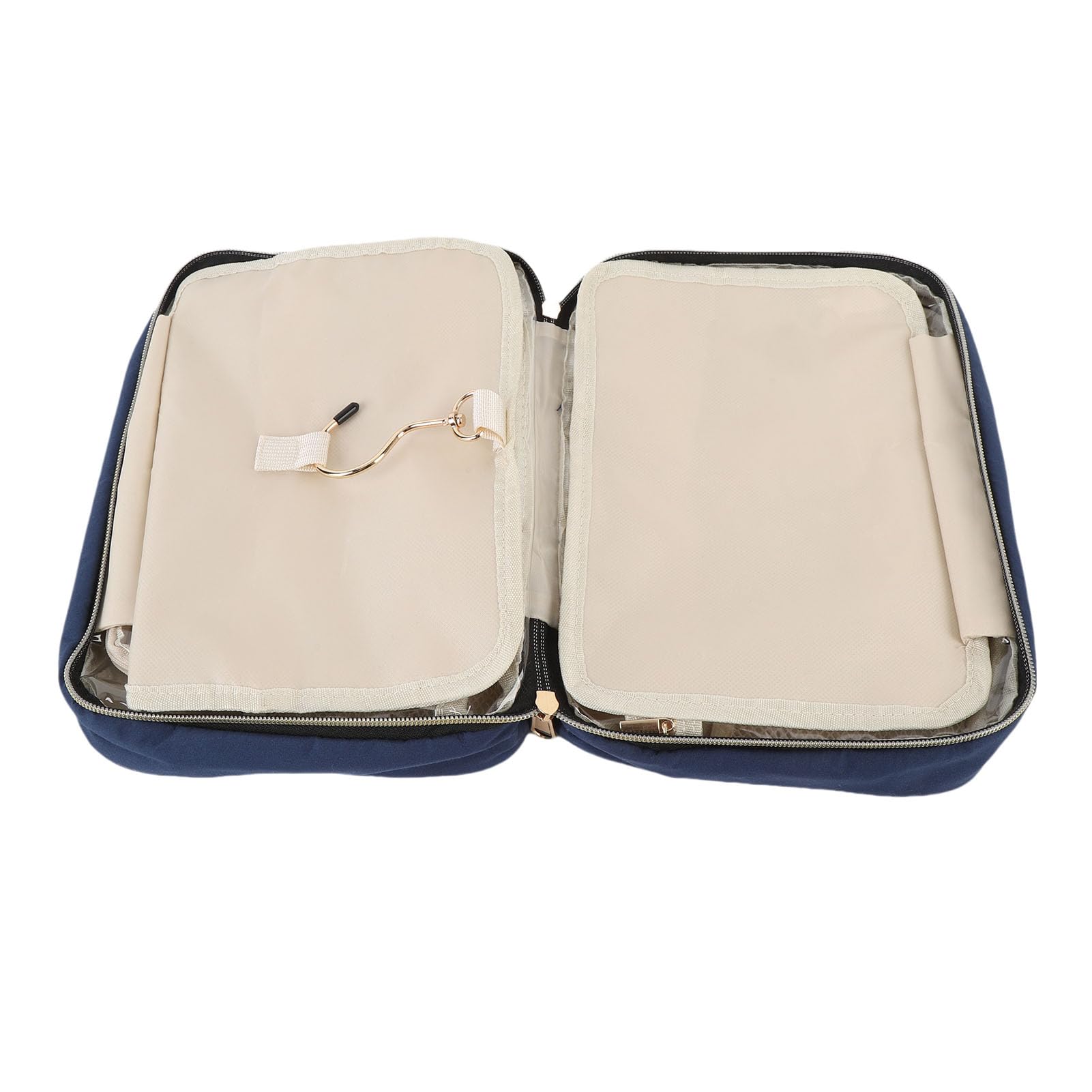 Reise-Kulturbeutel, Kosmetiktasche mit Haken Zum Aufhängen (Blue)
