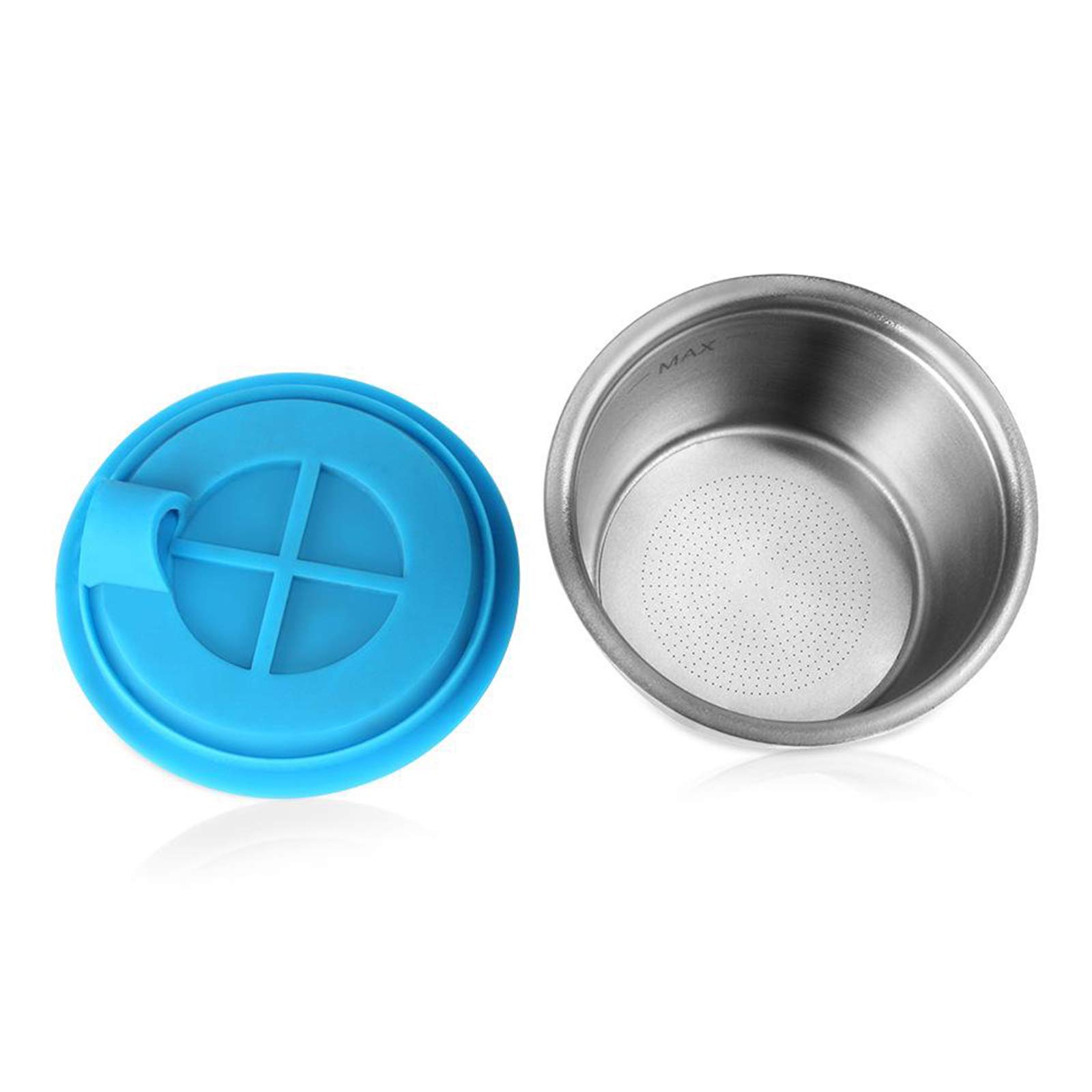 Juego de Cápsulas de Café de Acero Inoxidable de Calidad para Cafetera Monodosis, Juego de 4 Piezas, Individual