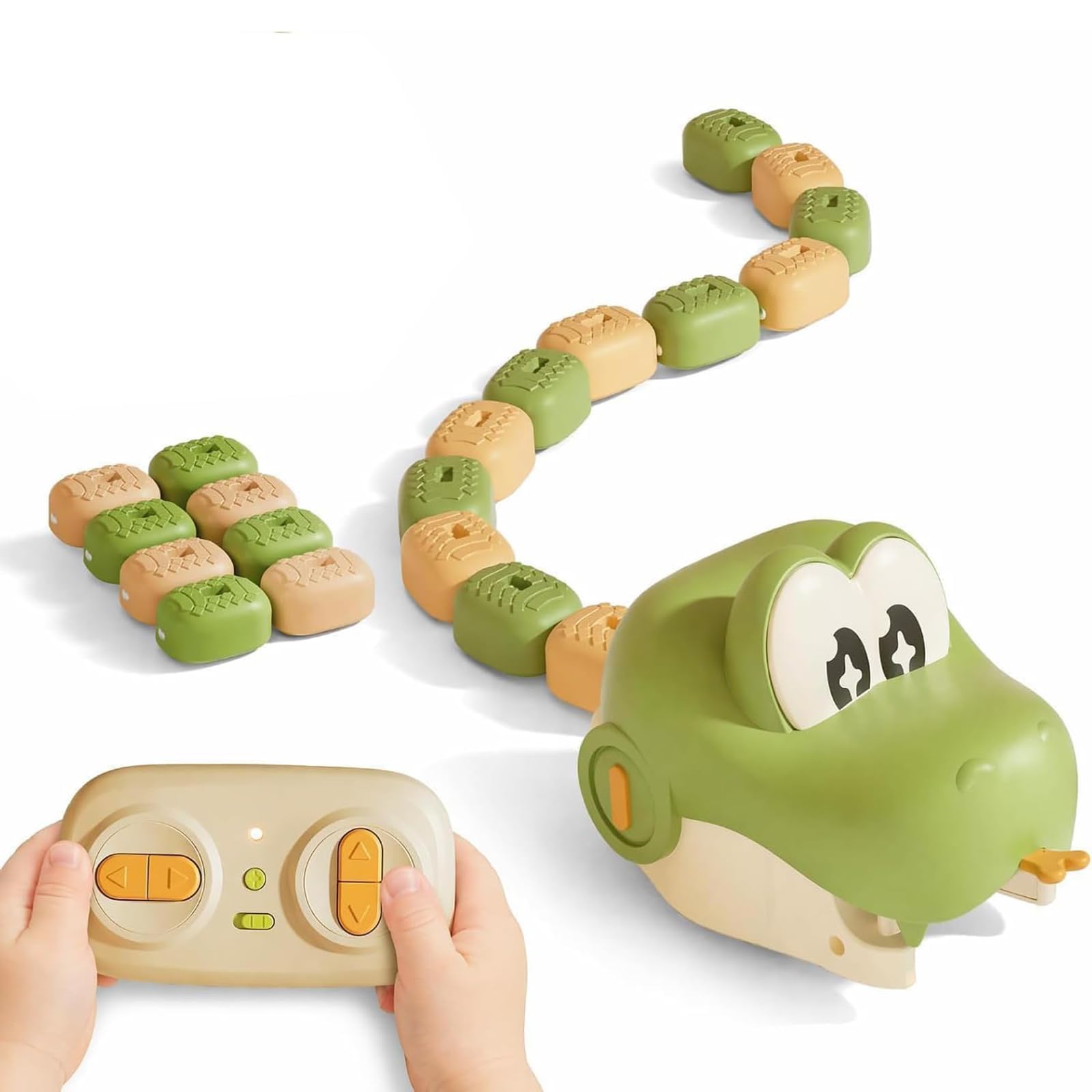 Magnetic Self-Eating Snake Game Remote Control with LED Lights & Sound