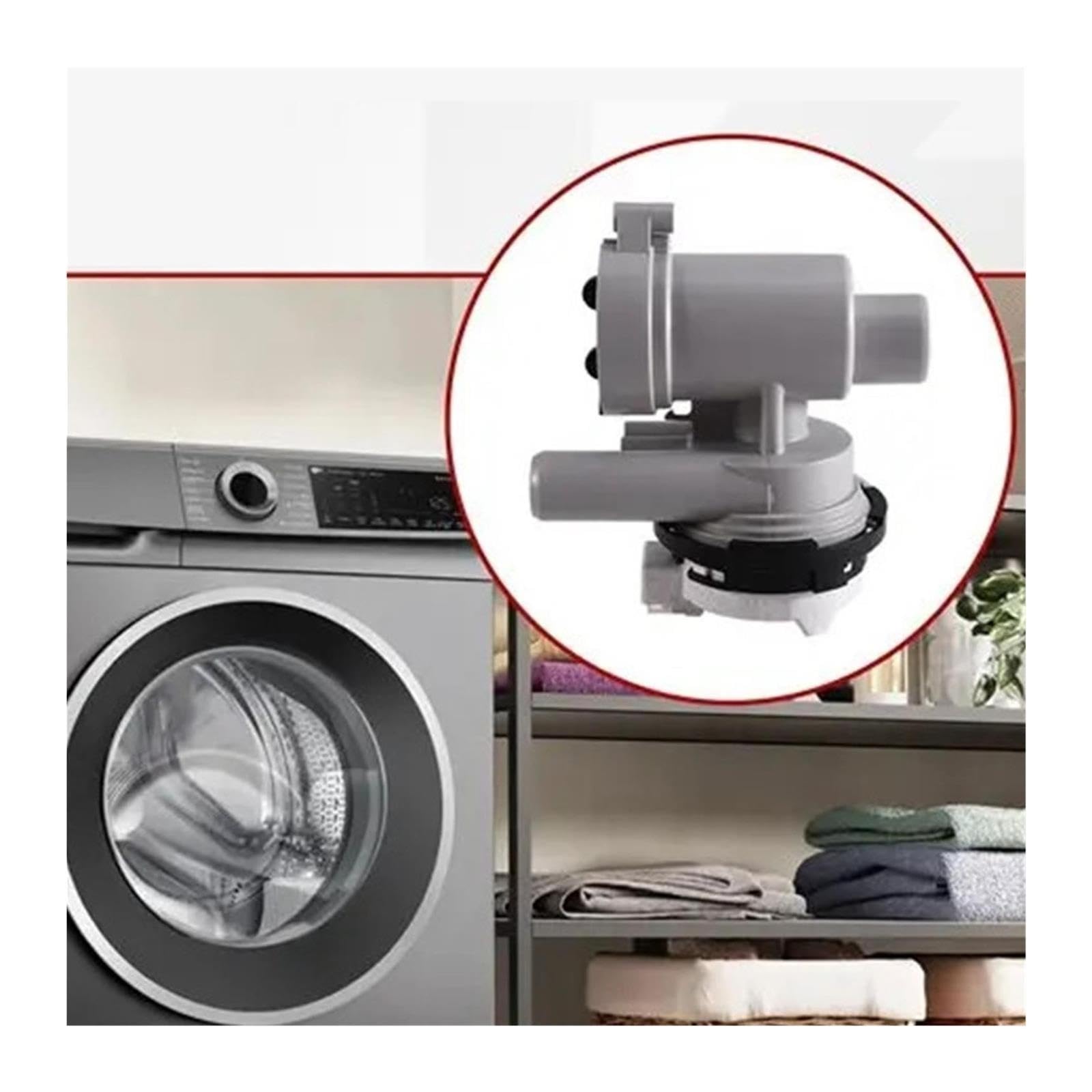 Filtro De Bomba De Drenaje Para Lavadora, Compatible Con Lavadora LG AHA75693501