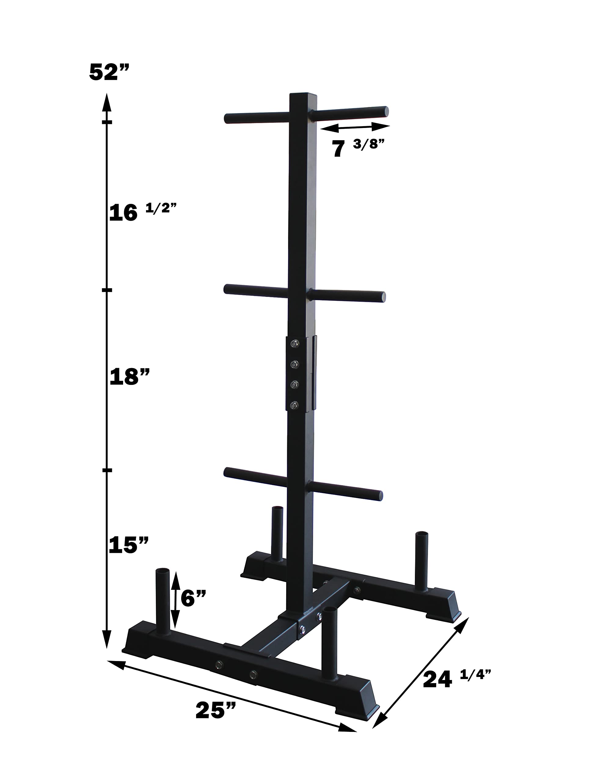 Ader Regular 1'' Plate Tree with 4 Bar Holders