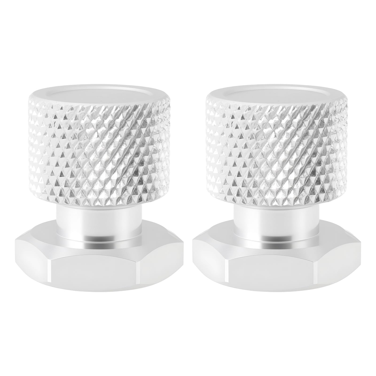2 dadi di montaggio per viti per sella, 1/4"-20, compatibili con Harleys Davidson