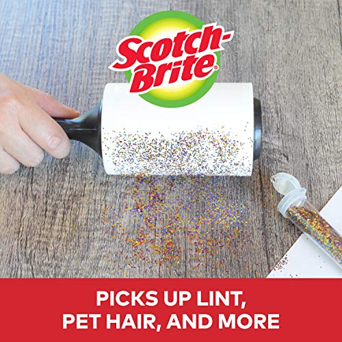 Scotch-Brite Lint Roller, Works Great On Pet Hair, 2 Rollers, 56 Sheets Per Roller, 112 Sheets Total #TOP3