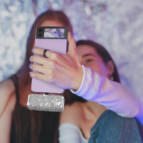 Miniatura 9 de iWALK Paquete de 2 cargadores portátiles pequeños, uno con pantalla digital y otro con carcasa brillante