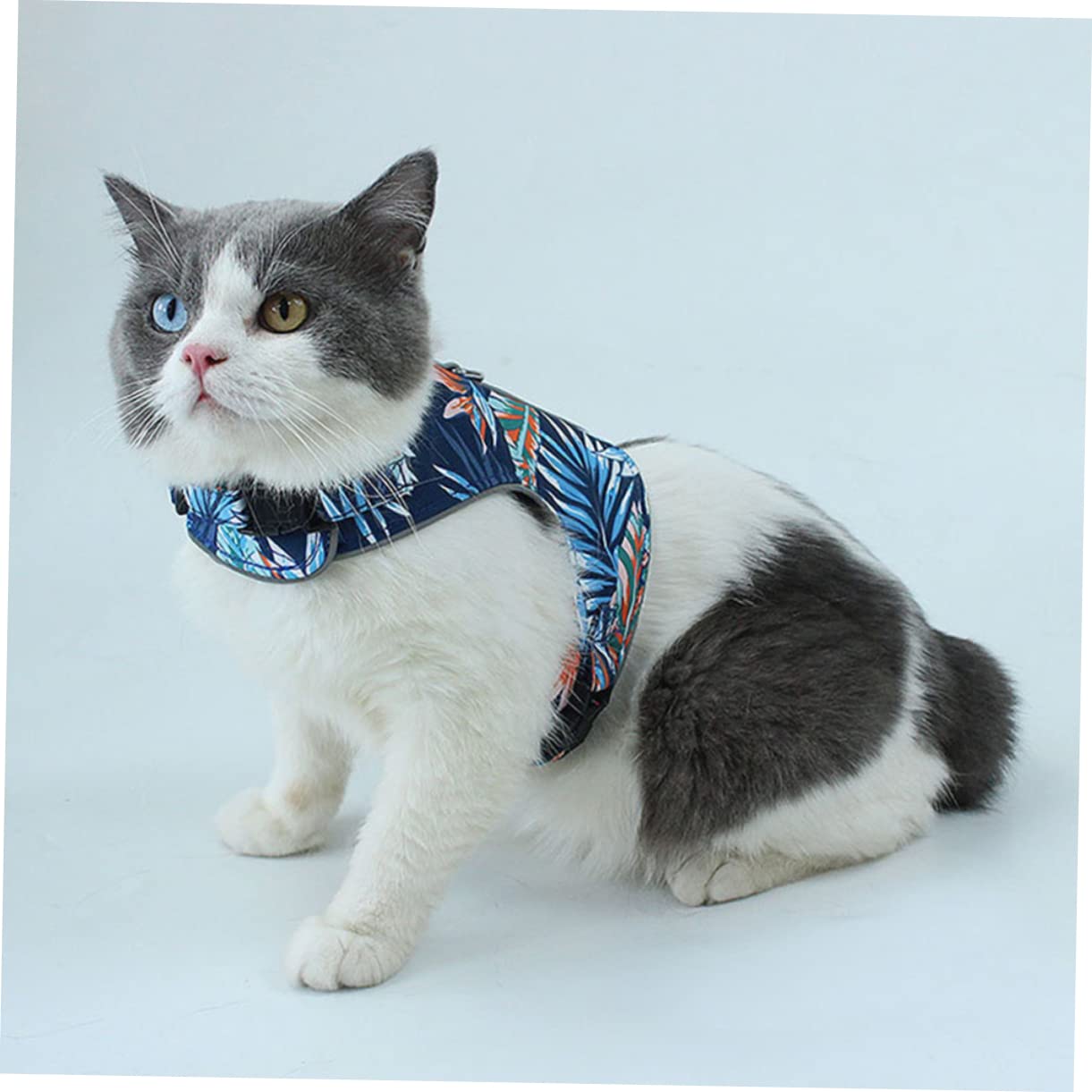 BESPORTBLE 3juegos Arnés para Gato De Malla Reflejante Correa para Paseos Nocturnos y Protección De Tráquea