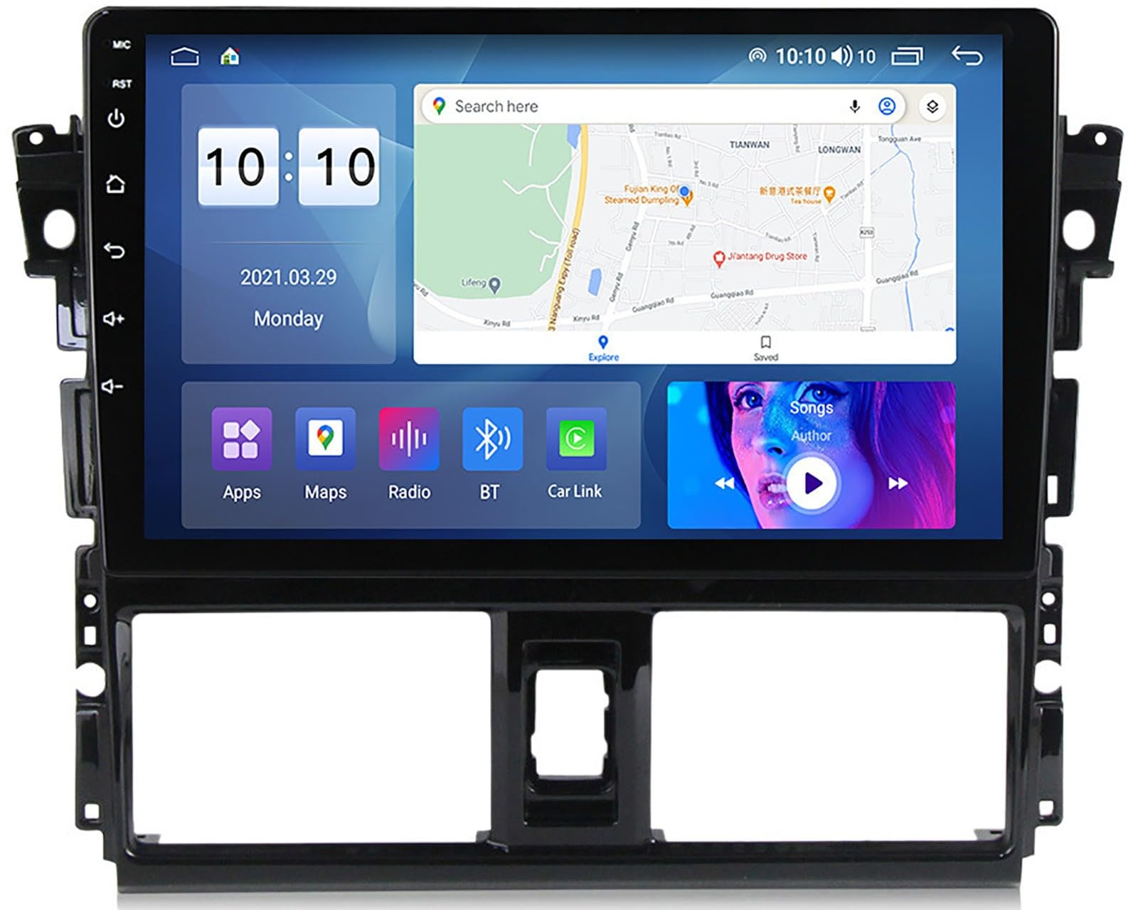 Android Auto para Toyo-Ta Vios 2014-2016 que soluciona la falta de mapas y BT