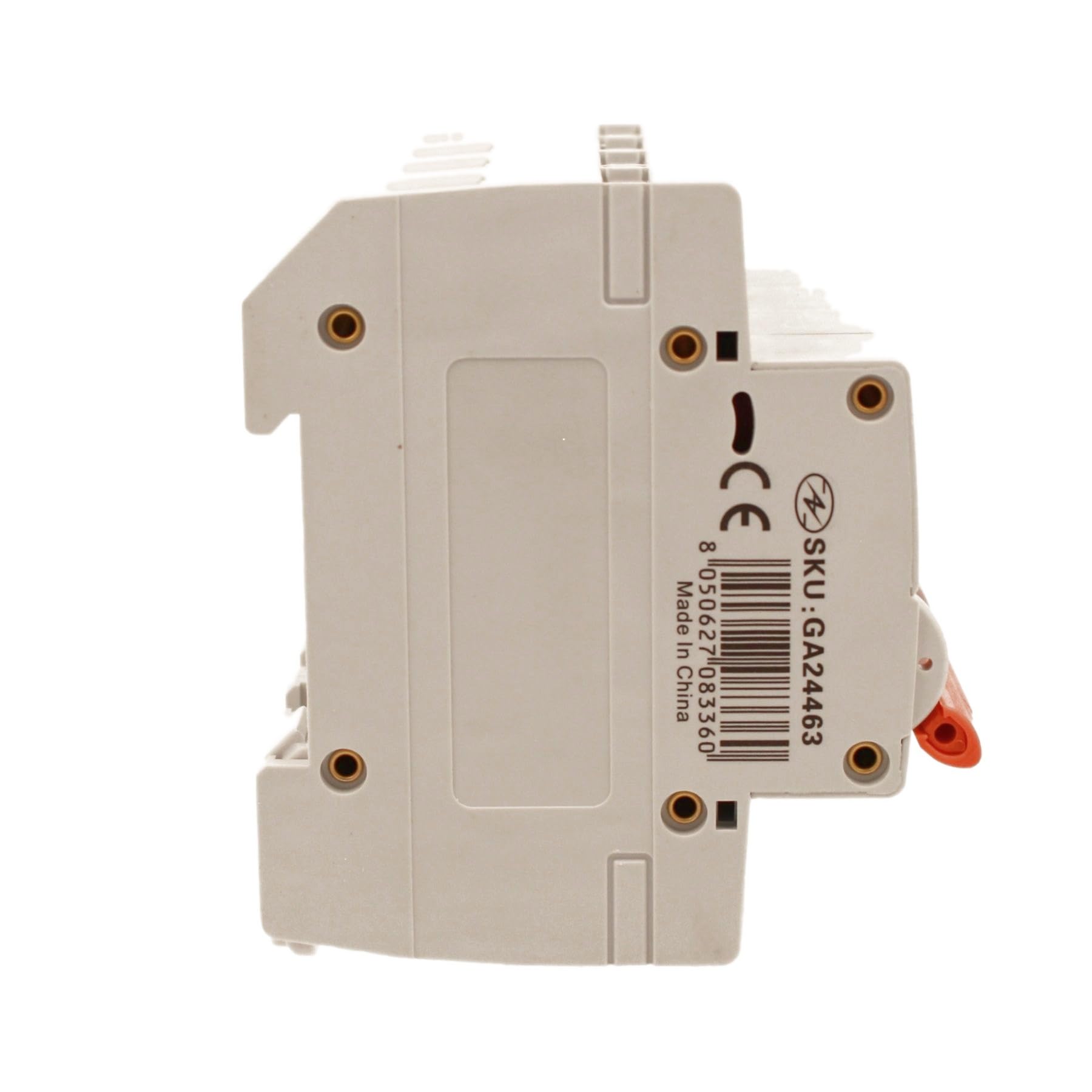 4 Stück Leitungsschutzschalter 63 A, MCB dreiphasig Kurve B 4P 6 KA, 380 V, 4 DIN-Modul