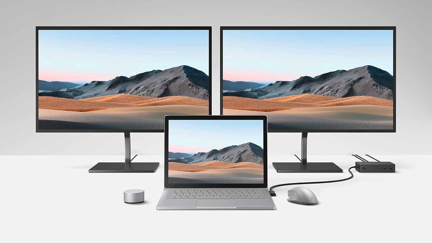 Stacja dokująca do Microsoft Surface A1917 (Dock 2) wraz z zasilaczem 199 W – kompatybilna z Surface Pro 7/8/9, Surface Laptop, Surface Go, Surface Book – oryginalny Microsoft Dock