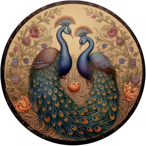 Miniatura 3 de PopSockets de plumas de pavo real con diseño floral de pavo real PopGrip intercambiable