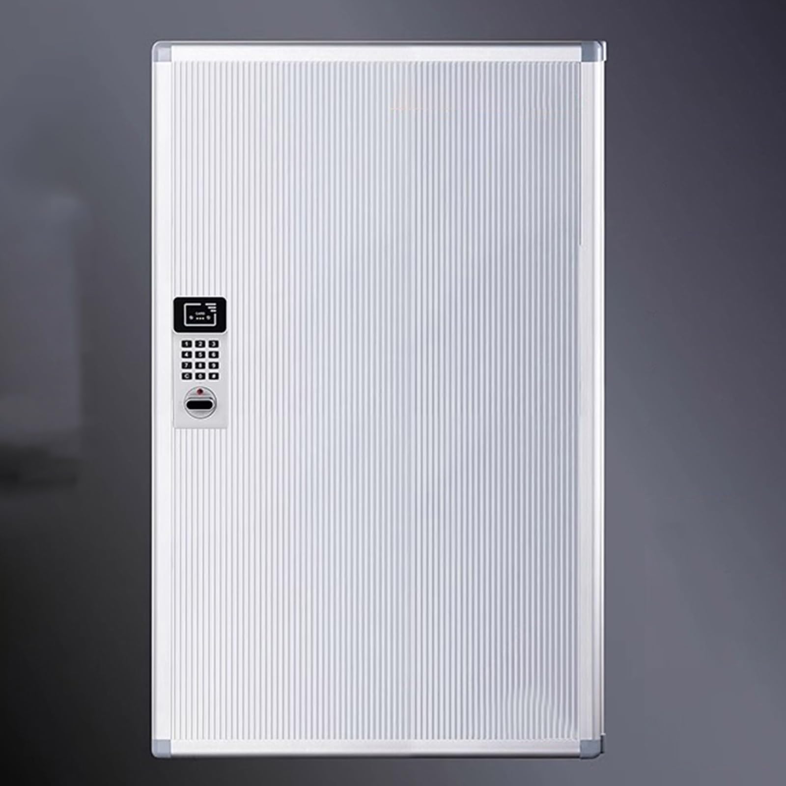 Naścienna skrzynka na klucze z kodem – bezpieczna szafka na klucze z etykietami i podwójnym czujnikiem elektronicznym do samochodu, biura, domu, wynajmu, garażu, użytku na zewnątrz