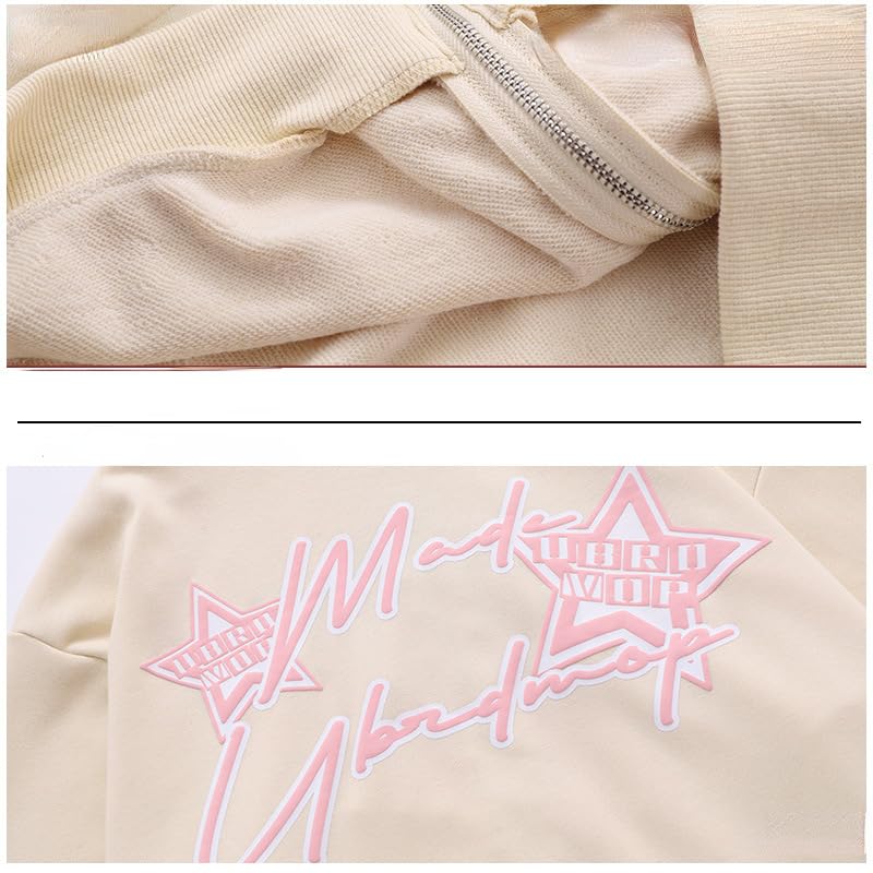 CYee Men's Baggy Graphic Zipper Hoodies Acubi Y2k Drawstring Outwears Punk Harajuku Jacket Preppy Long Sleeve Pullover3