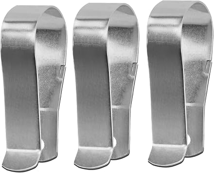 Visor Clip for Garage Door Opener Remote Transmitter Visor Clip 37768A Stainless Steel 3 Pack