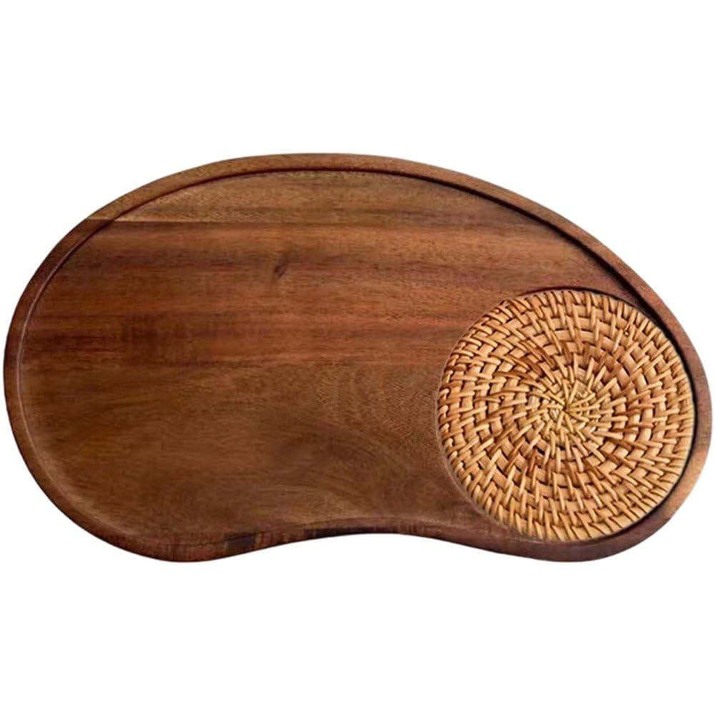Plateaux de service ovales en bois pour vos petits-déjeuners au lit