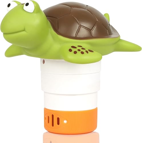 Mini soporte flotante dispensador de cloro solo se adapta a tabletas químicas de 1 pulgada, flotador de cloro de piscina para spa, bañera de