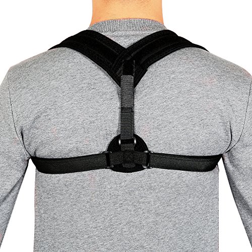 Oxyland Back Posture Corrector Clavicle Support Brace Adjustable Strap Improve Bad Posture,Shoulder Alignment,Upper Back Pain Relief for Men and Women (Back Posture)
