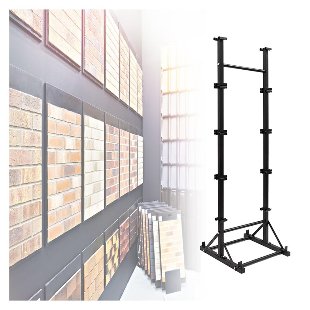 Présentoir Double Face pour Carreaux, Support Stable en métal pour plaques en céramique, idéal pour Les événements des vendeurs en Magasin.