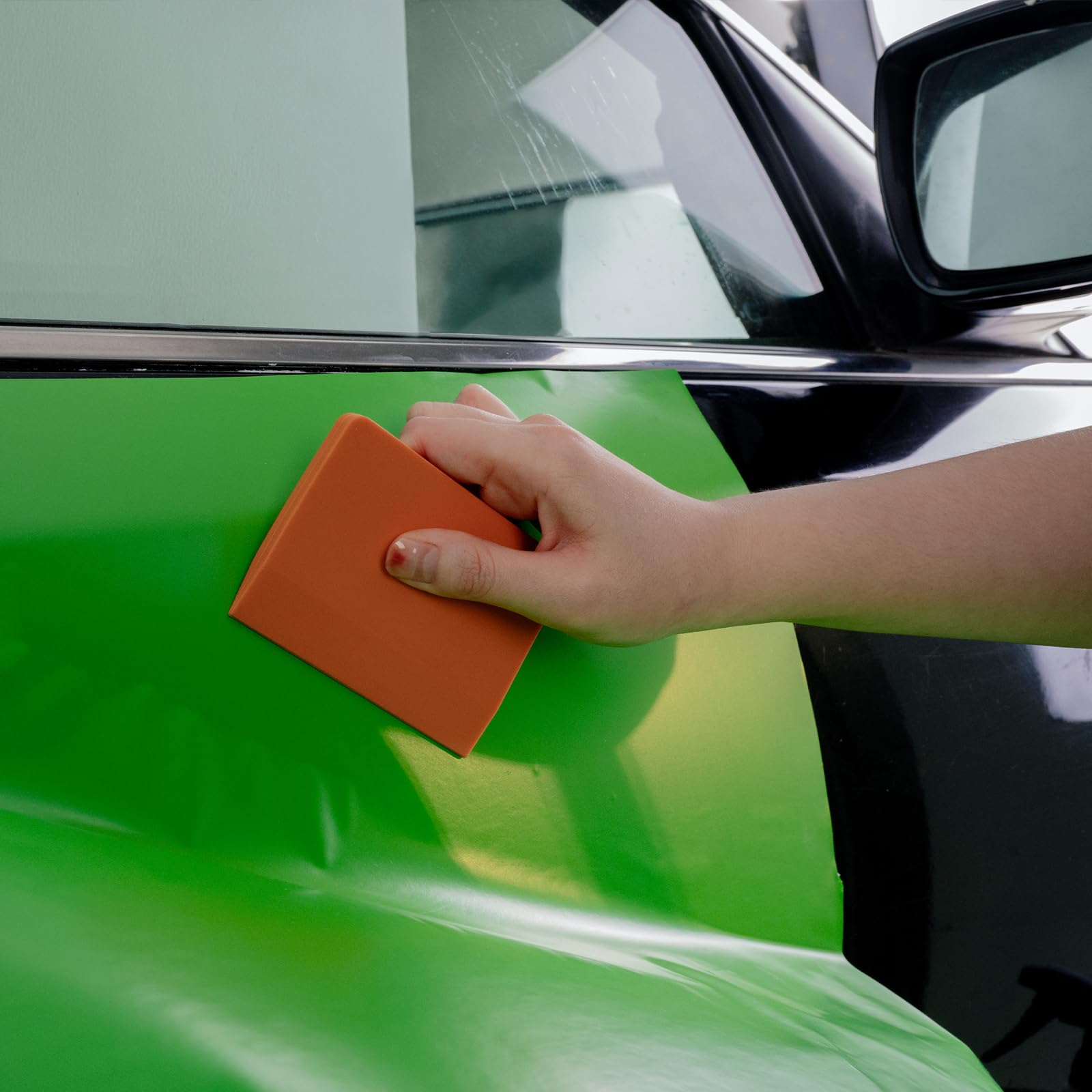 Lot De 2 Mini Raclettes Portatives En Caoutchouc Pour Cuisine, Verre, Douche, Fenêtre De Voiture, Raclette Avec Poignée En Plastique Et Bord En Silicone Pour Installation De Film Vinyle Teinté