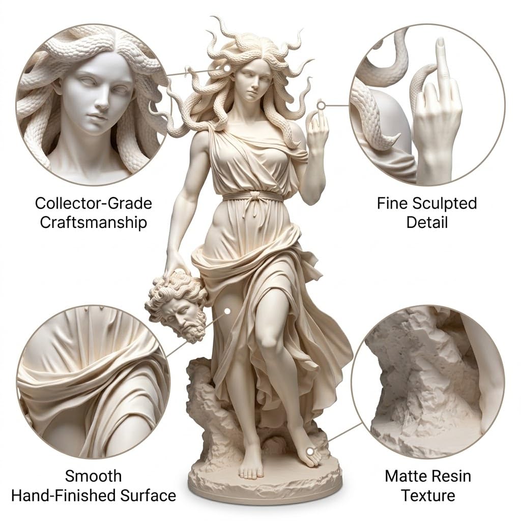 Amazon.com: CHICWOO Medusa Statue,8