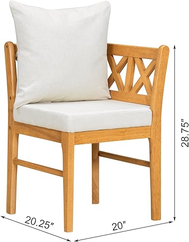 Miniatura 3 de Juego de 2 sillas de comedor modernas, juegos de mesa y sillas y sillas de escritorio con altura de mostrador para cocina, sala de estar,