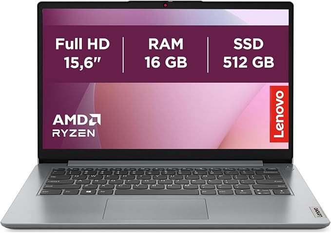 Lenovo Ryzen 7 5700U - 16GBRAM - 512GB SSD - 15.6