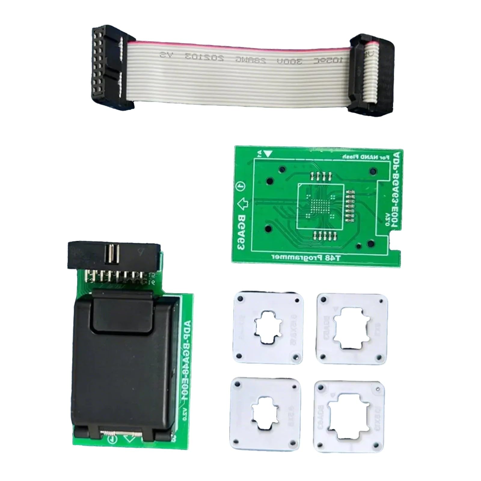 Adattatore compatto BGA48 BGA63 per programmatore T48 Chip di affidabilità programmazione e attività di manutenzione Adattatore di lunga durata