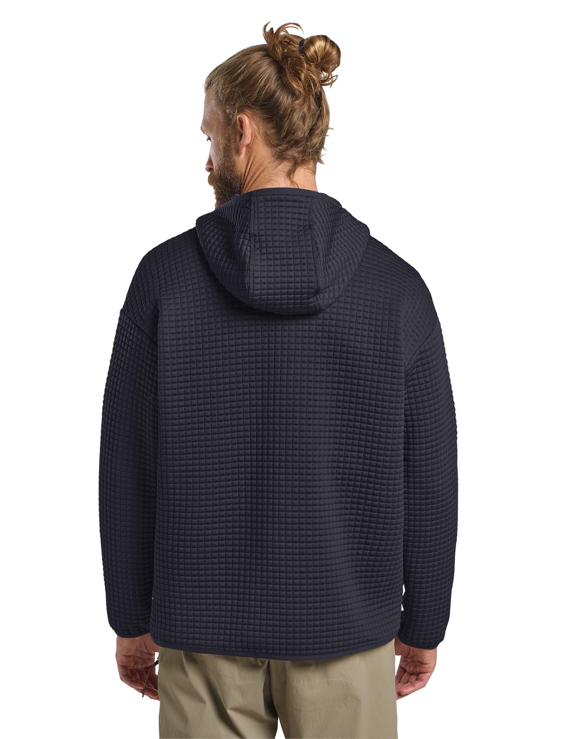 Jack Wolfskin Herren Sweatjacke mit Kapuze und Reißverschluss Mogari Hooded Full Zip atmungsaktiv leicht elastisch für Männer Outdoor und… – Ansicht 2