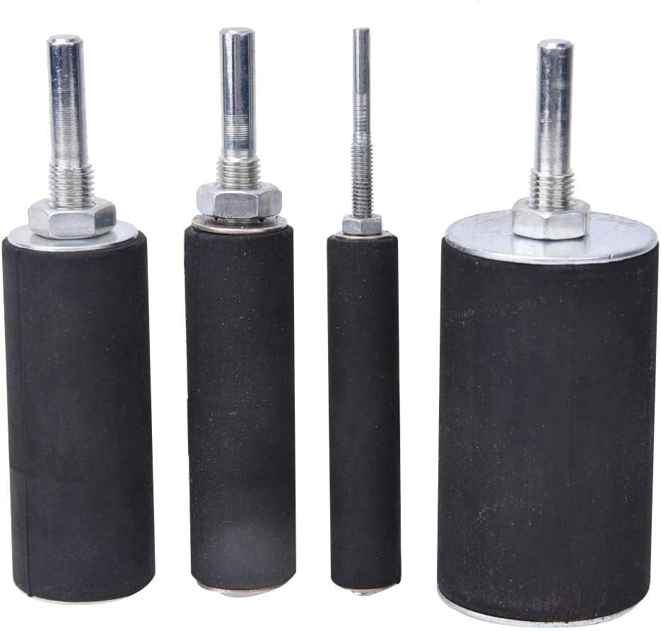 Generic Drum Sander, Sanding Drum Sleeve Kit Drill Press Sanding Kit Metal Wood Polishing Tool Drill Attachment Bit Sander Attachment Woodworking Abrasive Sleeve