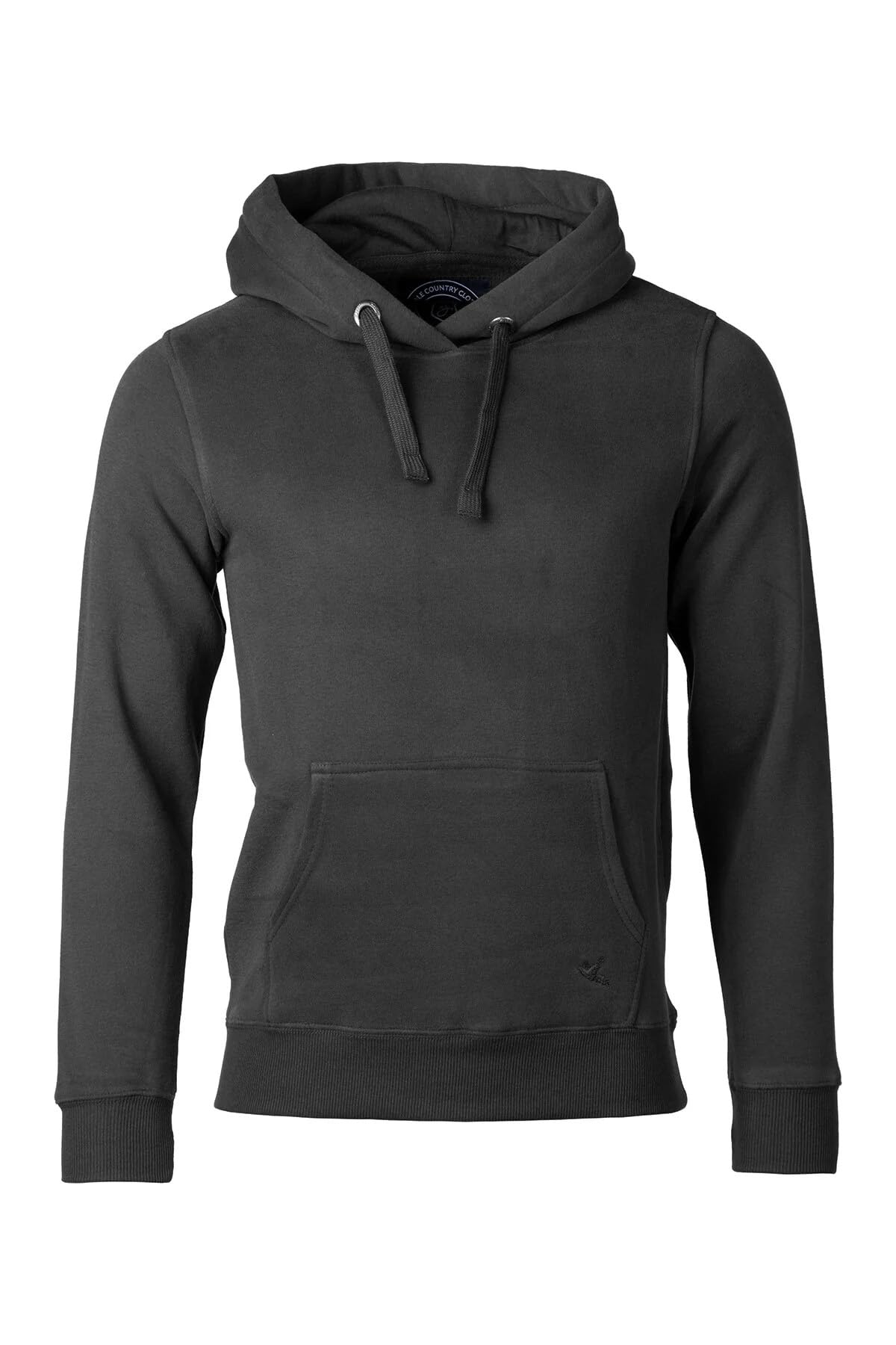 Rydale Mens Pheasant Overhead Hoody Embroidery Drawstring Zipped Jumper Hoodies (as8, alpha, x_l, regular, regular, Black)