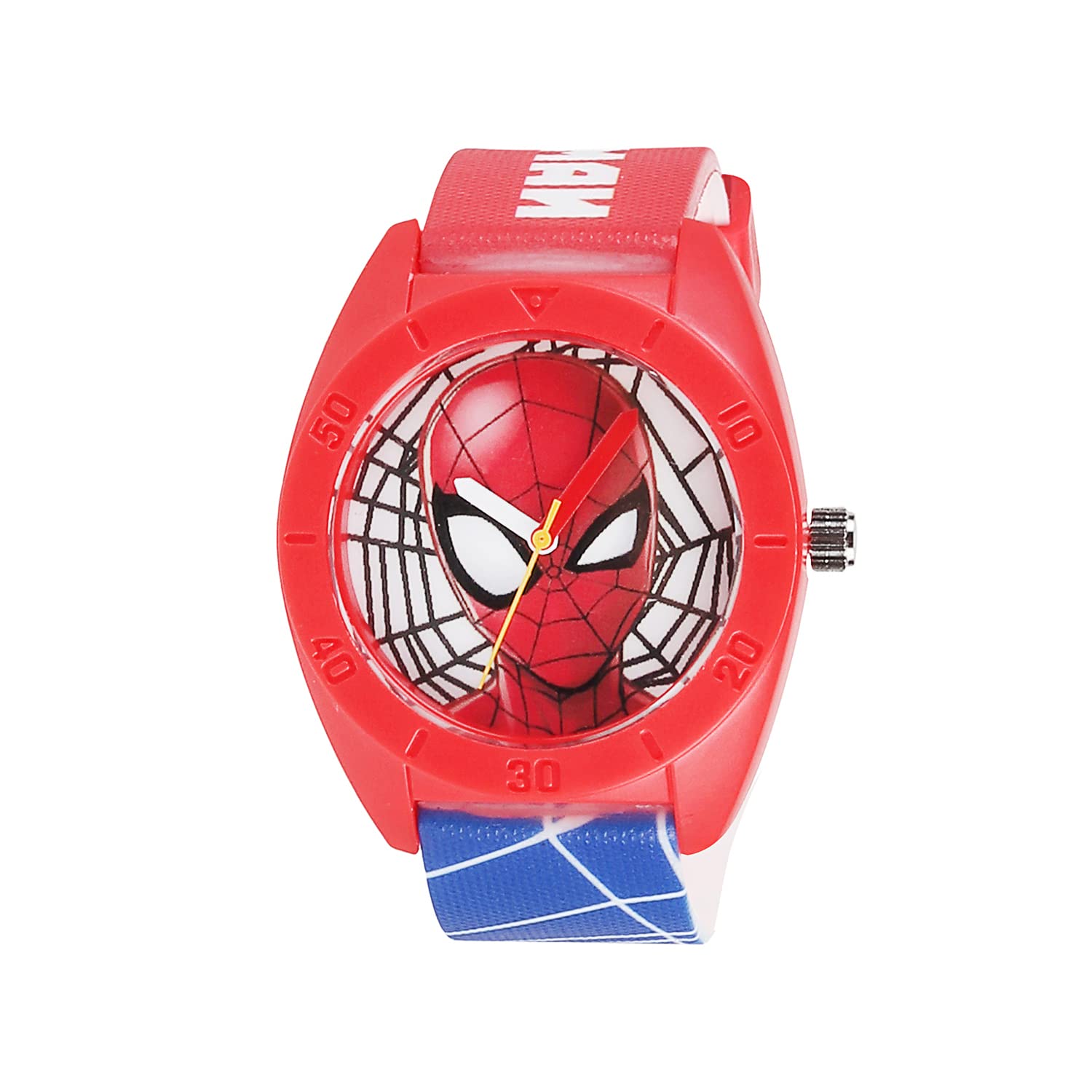 Marvel Comics Plastic Kids Round Analogue Wrist Watch (Multicolor , Age 3 To 12 Years) - Spiderman Red (B09CMKFJ9Z) Amazon Price History, Amazon Price Tracker