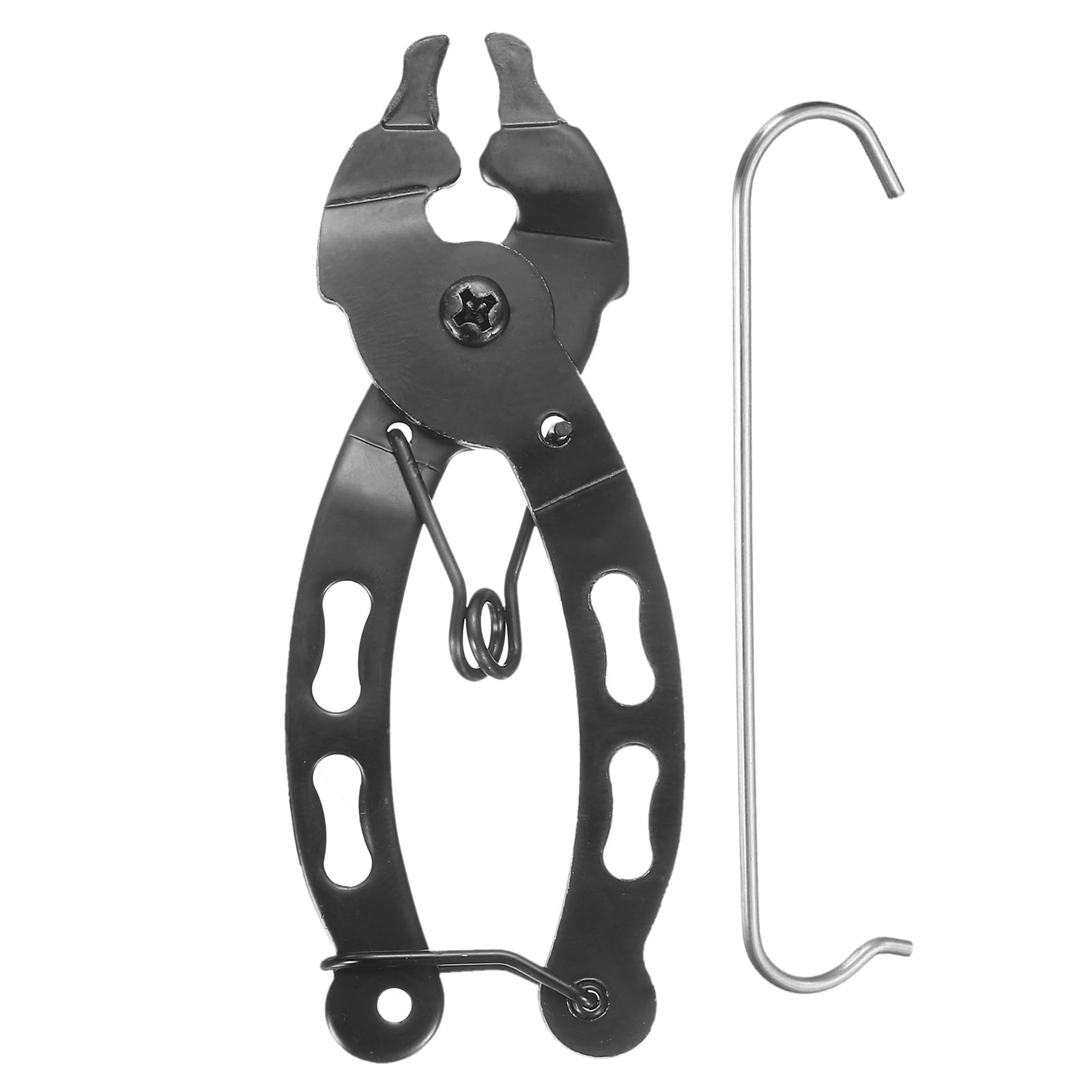 sourcing map Bicycle Chain Plier Tool 2 in 1 Bike Link Pliers Quick Link Opener Closer Remover Plier for 8/9/10/11/12/24/27/30 Single Speed Bike Chain Links Replacement Tools, Black