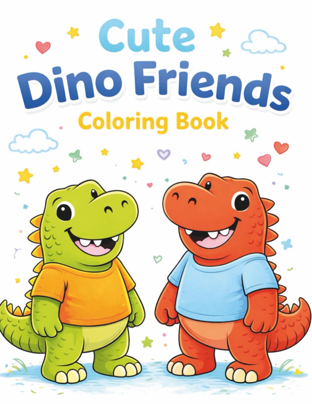 Cute Dino Friends: Coloring Book (MAG Kids Coloring Collection)