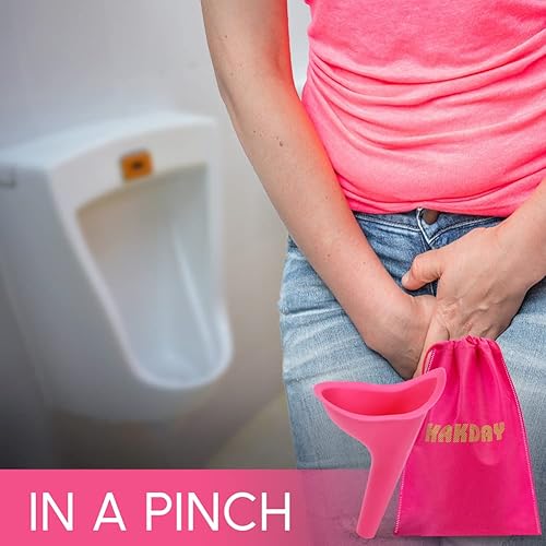 Miniatura 5 de HAKDAY Urinal for Women 4PCS Female Urinal Pee Funnel Portable Urination Device for Camping Travel Hiking Gear