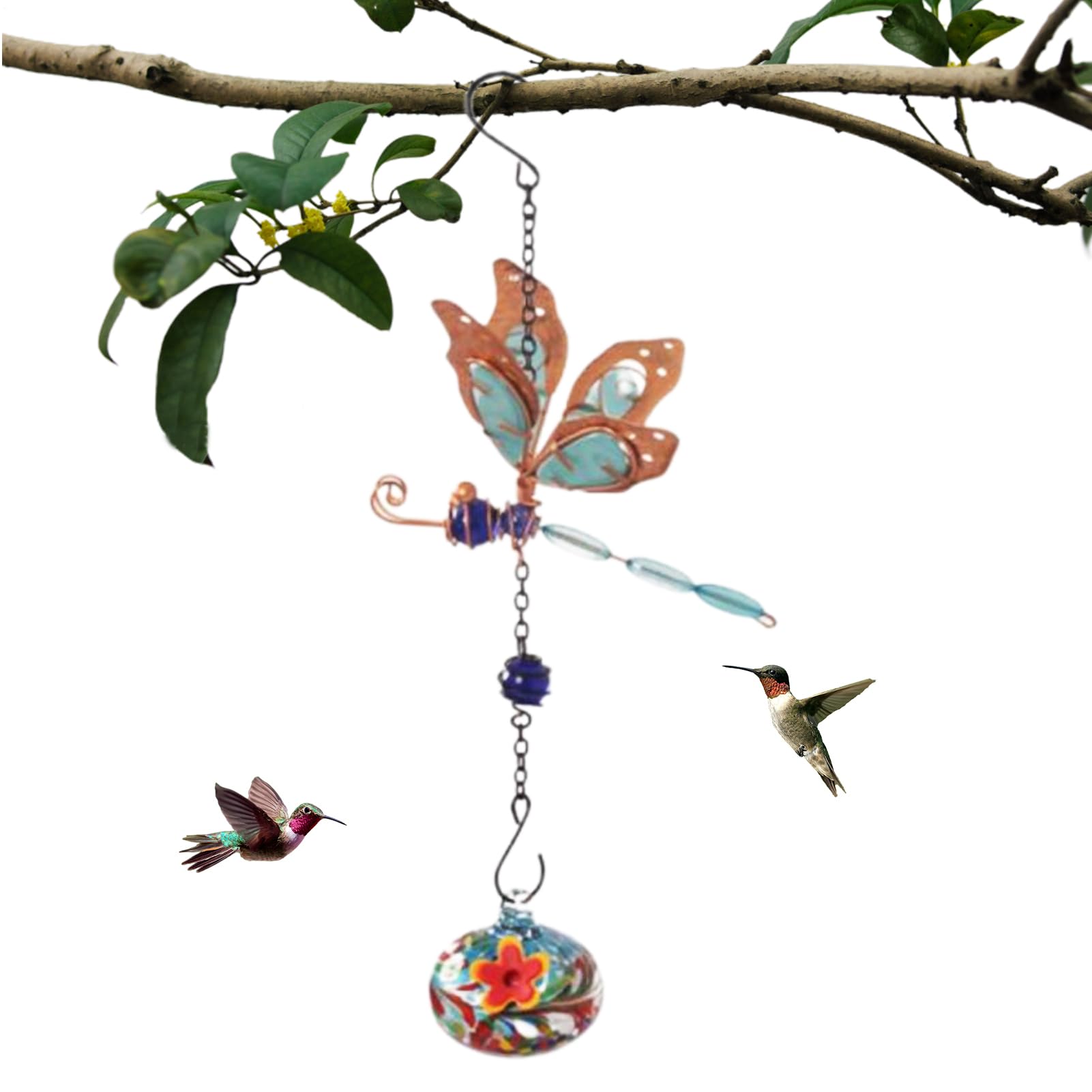 Carillon mangeoire colibris pour embellir vos terrasses et fêtes