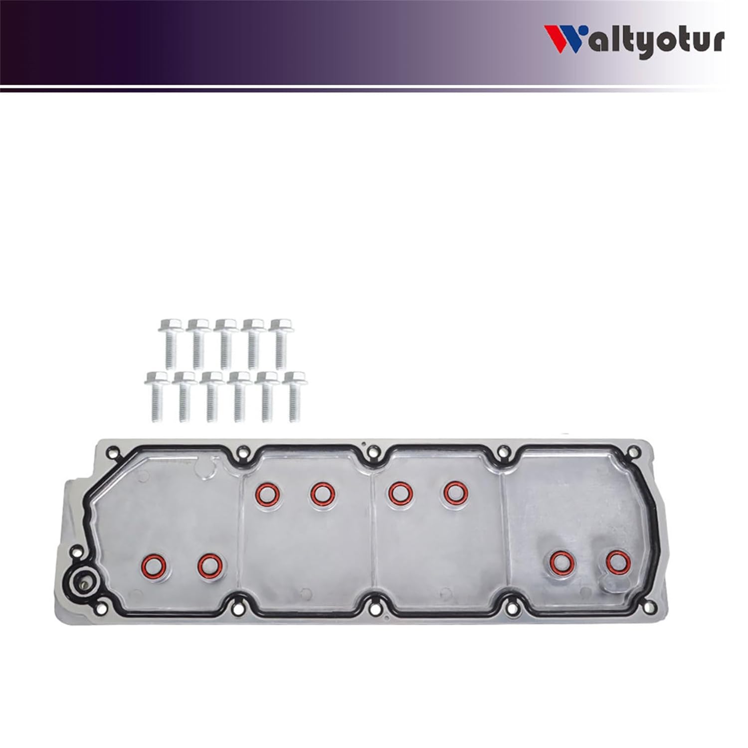 LS Valley Cover Gen 4 with Gasket Bolts 12598832 12610141 Replacement for 2007-2013 LS2 LS3 LS7 Non AFM DOD Sierra