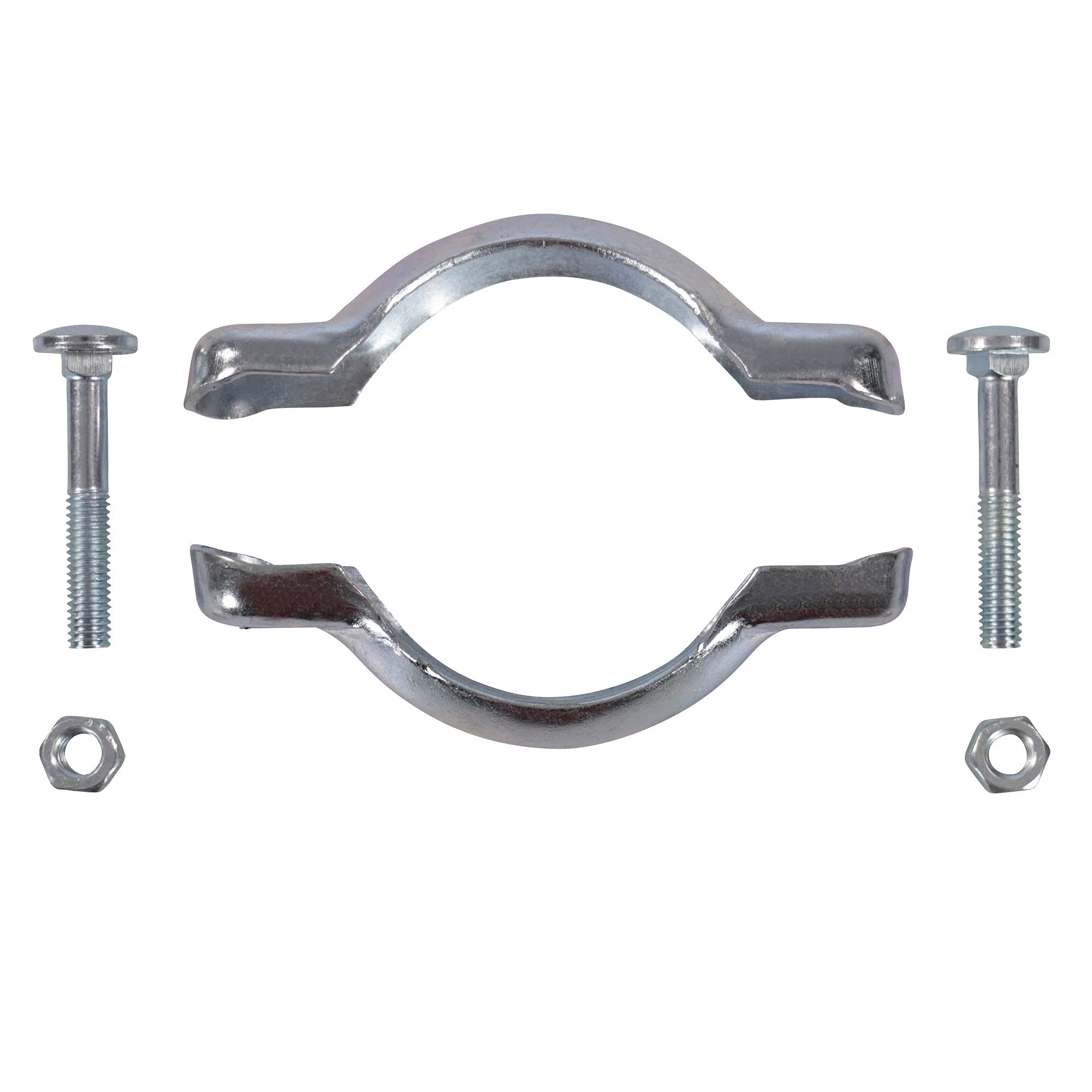 Collier De Serrage D'Échappement Bosal 254-121 - Diamètre 47mm - Filetage M8 - Argent