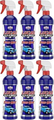 Lucas Oil 10160-6PK Slick Mist Speed Wax, 24 onzas líquidas, paquete de 6