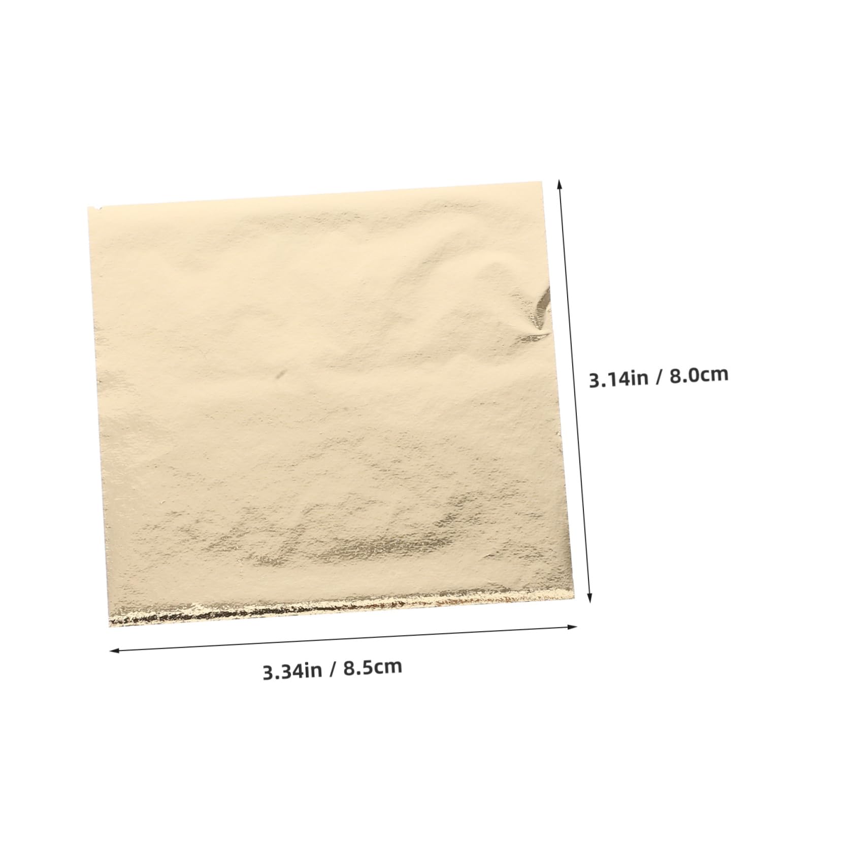 Anneome Versatile 100pcs Decorative Foil Sheets for Crafts Art Projects and Gilding