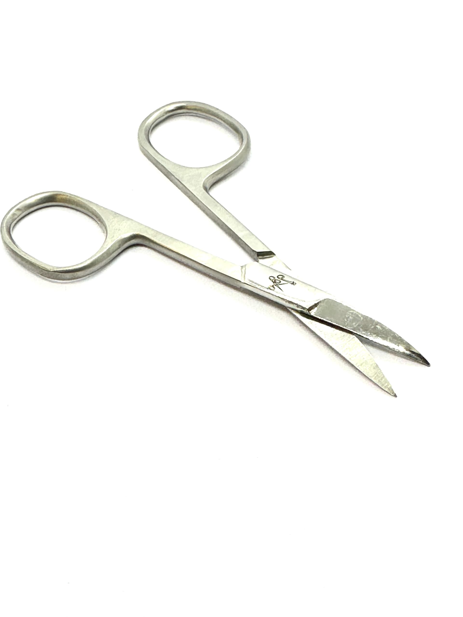 Ciseaux professionnels JOYA pour ongles – Courbe extra tranchante, acier inoxydable, pour cuticules, sourcils, poils du visage, moustache et nez, petite taille et économique.